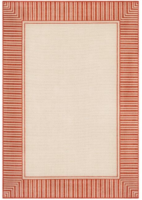 Surya Alfresco Beige/Brick Red 5'x8' Area Rug-0