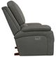 La-Z-Boy® Greyson Blue Grey Leather Power Rocking Recliner with Headrest and Lumbar-2