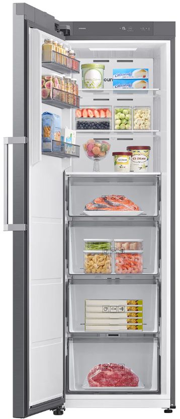 Samsung 24" 11.4 Cu. Ft. Stainless Look Full-Flex Convertible Upright Freezer-4