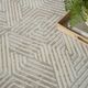 Nourison Home™ Grafix Gray 5'x7' Style 5 Area Rug-4