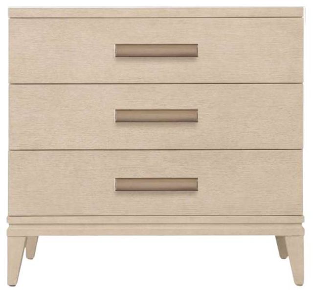 Hooker® Furniture Westwood Polished Limestone 3-Drawer Nightstand-2