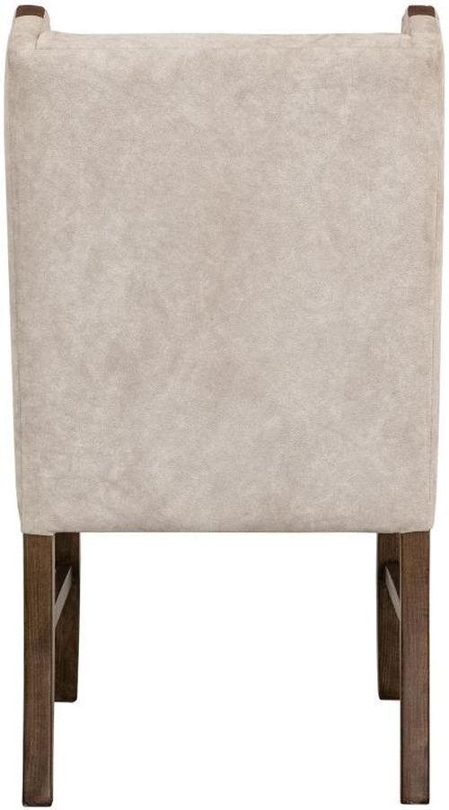 International Furniture Direct Silver Brown/Ivory Dining Side Chair-3