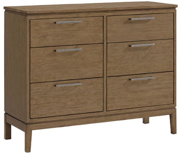 Whittier Wood® Furniture Bailey Nutmeg 60" Low Dresser-0