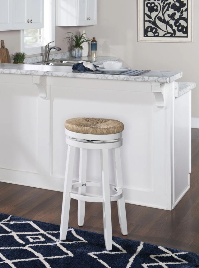 Powell® Maya White Bar Stool-1