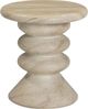 TOV Furniture Hyre Travertine Concrete Indoor/Outdoor Side Table-0