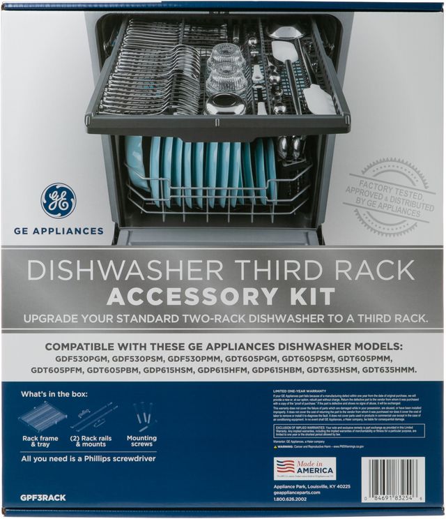GE® Dishwasher Third Rack Accessory Kit-3