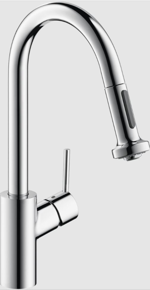 Hansgrohe Talis S² Chrome 2-Spray Pull-Down HighArc Kitchen Faucet 1.75 GPM-0
