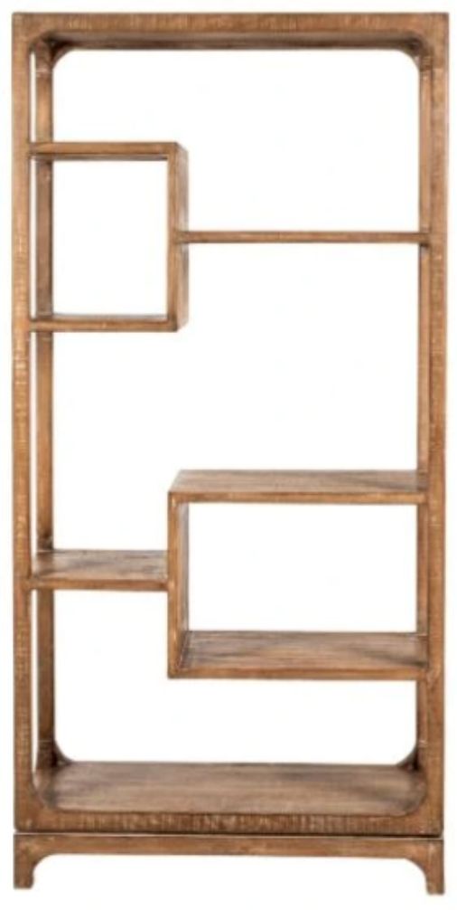 Nest Home Collections Morgan Natural Gray Etagere-2