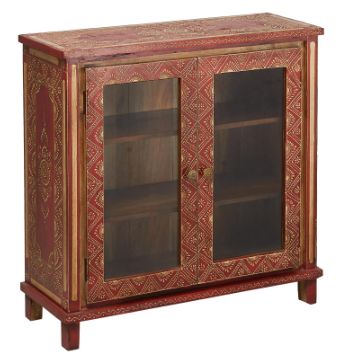 Jaipur Furniture Bahravi 2-Door Brown Cabinet-0