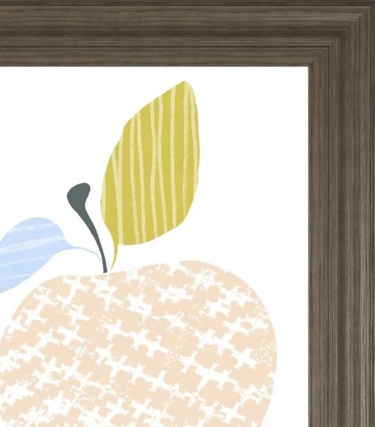 Classy Art Beige Cut Paper Fruit III by June Erica Vess Wall Art-1