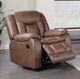 New Classic® Home Furnishings Morello Saddle Brown Manual Glider Recliner-1