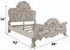 ACME Furniture Dresden Bone White Eastern King Panel Bed-2