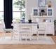 American Woodcrafters 6510 Cottage Traditions 2-Piece Clean White Cottage Counter Side Chair Set-1