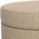 Smith Brothers Customizable 2000 X-Large Round Ottoman with Casters-1