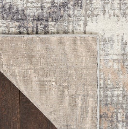 Nourison Home™ Elation Gray Ivory 5'x7' Style 1 Area Rug-2
