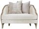 Michael Amini® Malibu Crest Chardonnay/Cloud White Chair and a Half-2