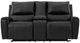 Signature Design by Ashley® Glossmore Black Manual Reclining Loveseat with Console-2