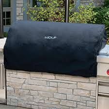 Wolf® Black Outdoor Grill Cover-1