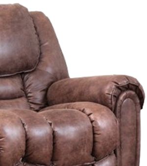 HomeStretch Del Mar Mocha Double Reclining Power Sofa