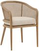 Dovetail Furniture Camile Beige/Natural Dining Chair-0