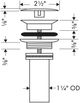 Hansgrohe Chrome Drain for Sinks-1