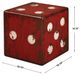 Uttermost® Dice Burnt Red Accent Table-2