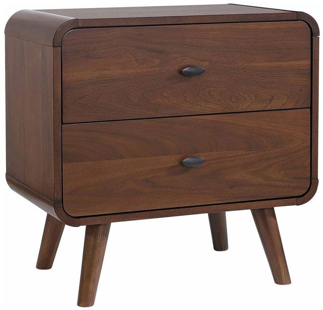 Coaster® Robyn 4-Piece Dark Gray/Dark Walnut Twin Bedroom Set-2