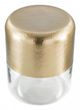 Zuo® Cannon Gold Side Table with Glass Base-1