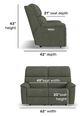 Flexsteel® Customizable Porter Power Reclining Loveseat-2