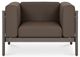 Moe's Home Collection Suri Taupe Polyester Outdoor Lounge Chair-1