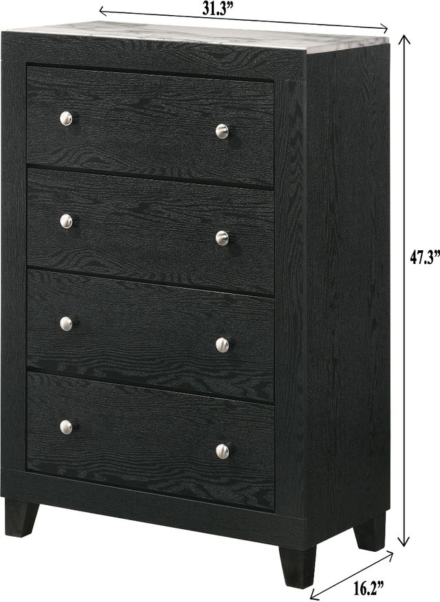 Crown Mark Candence Black Chest-2