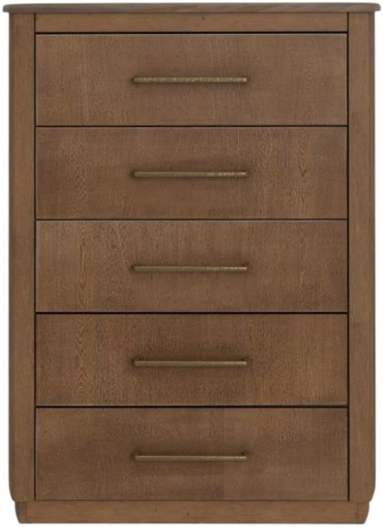 International Furniture Direct Mezquite Brown Chest-2