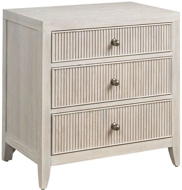 Universal Explore Home™ Avaline Carmen White Oak 3-Drawer Nightstand-0
