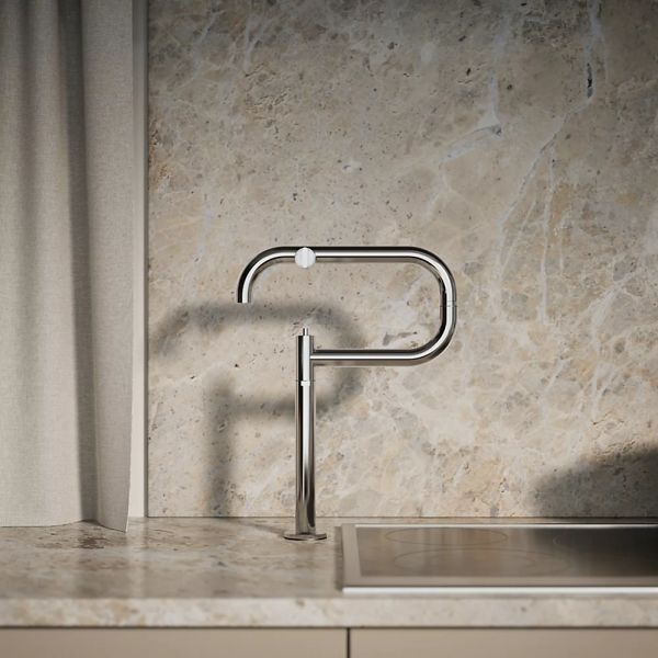 KOHLER® Components® Polished Chrome Deck-Mount Pot Filler-3
