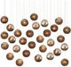 Currey & Company Pathos Antique Gold/Antique Silver/Matte Charcoal Multi-Drop Pendant Lighting-0