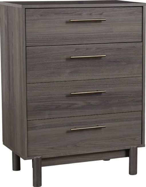 Signature Design by Ashley® Brymont 5-Piece Dark Gray Queen Panel Headboard Bedroom Set-3