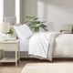 Olliix by Clean Spaces Allergen Barrier White Queen 300 Thread Count Cotton Sheet Set-4