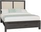 Artisan & Post by Vaughan-Bassett Customizable 127 Custom Express Pebble California King Upholstered Panel Bed-0