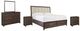 Signature Design by Ashley® Brueban 4-Piece Brown King Panel Storage Bed Set-1