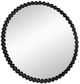 A & B Home Harley Black Circular Mirror -0