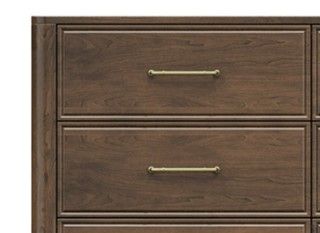Country View Woodworking Westroom Bedroom Brown Maple 54" Dresser-1