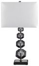 Sagebrook Home Black/White Geo Table Lamp-1