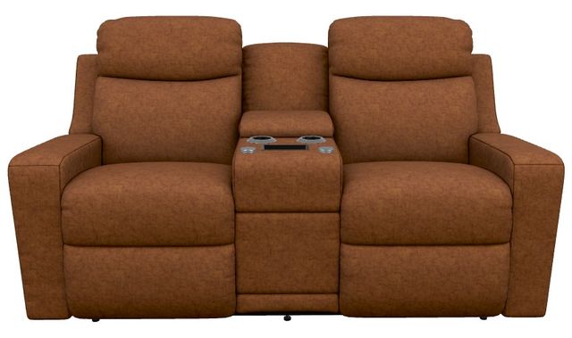 La-Z-Boy® Emmons Clay Power Reclining Loveseat with Console and Headrest-1