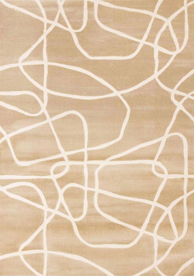 Kalora Interiors Leo Cream 5'x8' Style 1 Area Rug-0