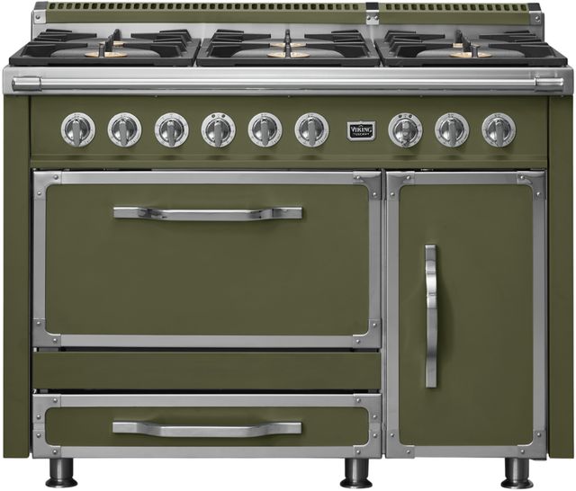 Viking® Tuscany 48" Tuscany Pro Style Dual Fuel Range-0