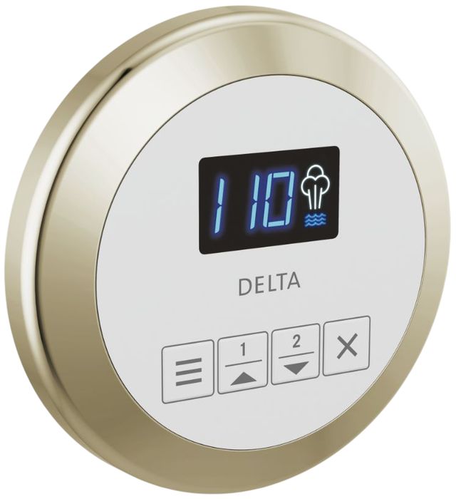 Delta SteamScape™ Classic System Lumicoat® Polished Nickel Round Steam Control-0
