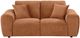 Coaster® Burnett Burnt Orange Chenille Upholstered Wide Arm Loveseat-1