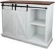 American Heartland Manufacturing Rustic Two Tone Brown/White Tall Quaint TV Stand-3