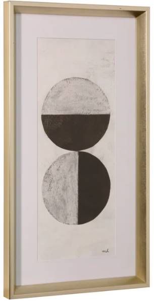 Stylecraft Orbs II Black/White Wall Art-0