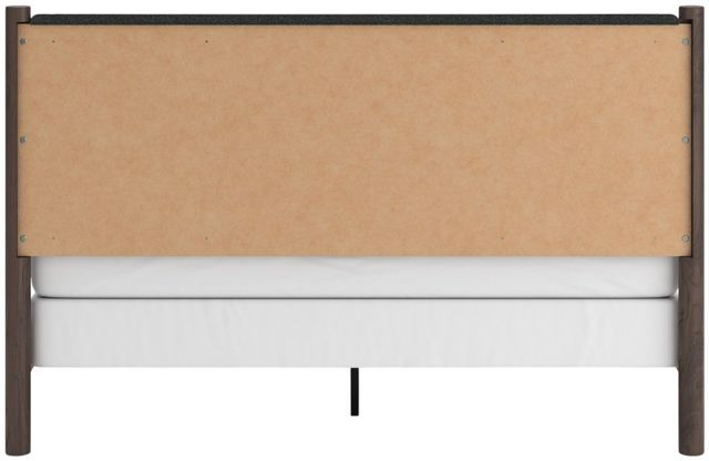 Signature Design by Ashley® Cadmori Black/Brown King Upholstered Panel Bed-3